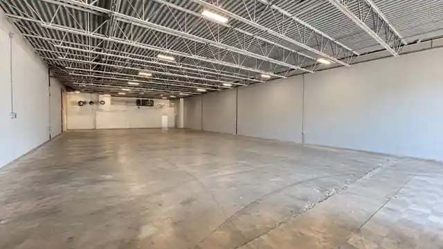 Photo of the 1910 bay cleared and painted